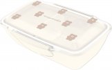 抗菌一段ドームランチＢＯＸ　　　　　モカ